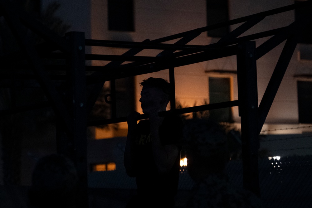 US service members participate in German Armed Forces Proficiency Badge course
