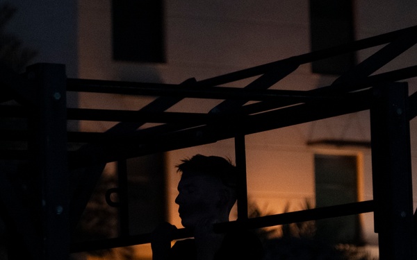 US service members participate in German Armed Forces Proficiency Badge course