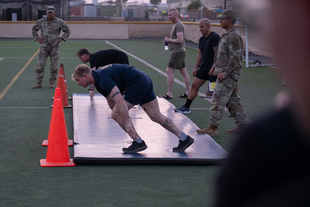 US service members participate in German Armed Forces Proficiency Badge course