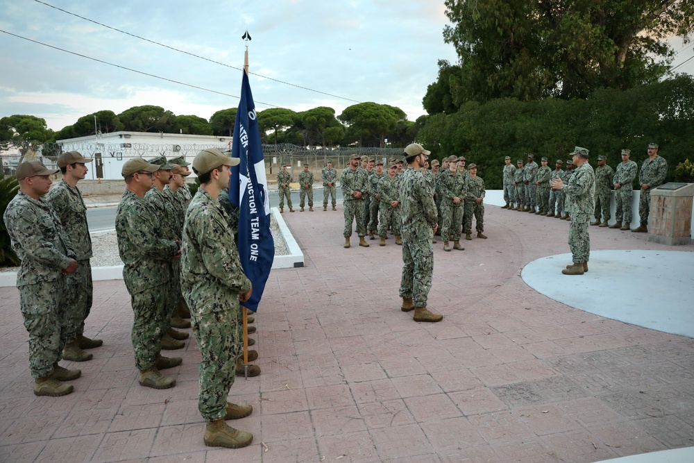 UCT 1 Turns Over Expeditionary Engineering Mission in 6th Fleet Area of Operations