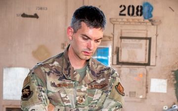 449th Air Expeditionary Group Command Post personnel support U.S. Africa Command operations