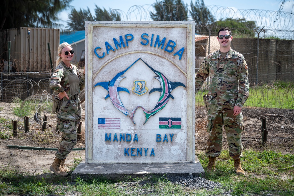 449th Air Expeditionary Group Command Post personnel support U.S. Africa Command operations