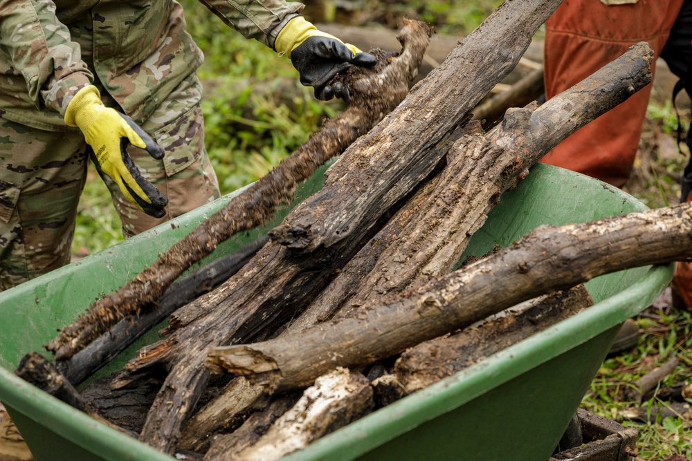 D.C. Guard Joins Park Service to Restore Fletcher's Cove