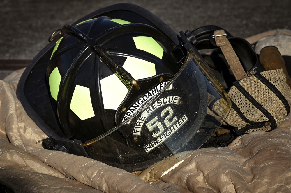 52nd CES firefighters sharpen skills in live fire training 52nd CES firefighters sharpen skills in live fire training