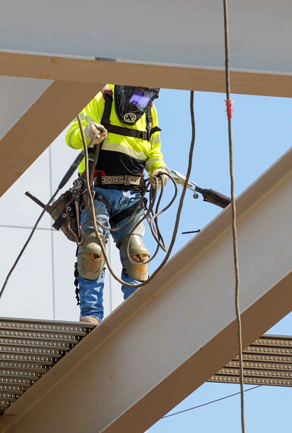 Construction continues on the Louisville Medical Center Sept. 17, 2025