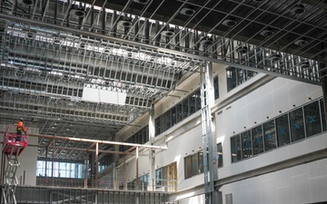Construction continues on the Louisville Medical Center Sept. 17, 2025
