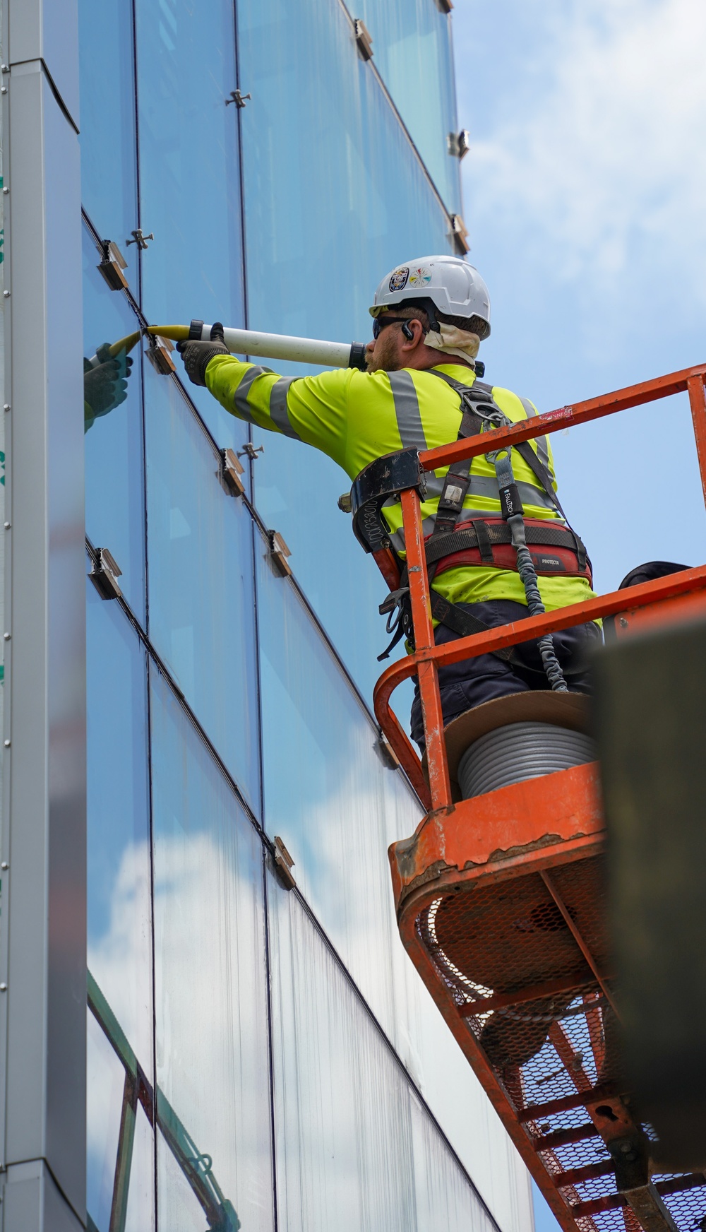 Construction continues on the Louisville Medical Center Sept. 17, 2025