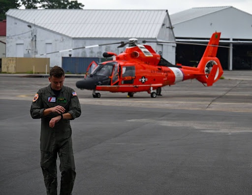 Coast Guard Air Station Savannah conducts area familiarization flight