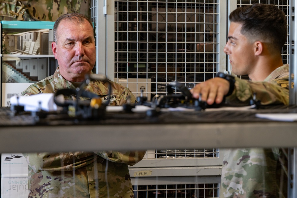 Maj. Gen. James D. Turinetti visits Vicenza Military Community