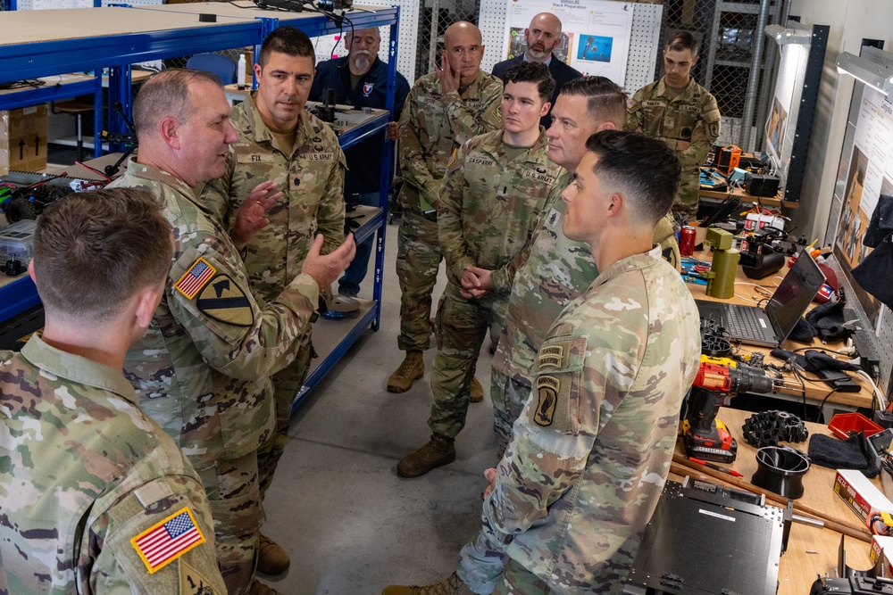 Maj. Gen. James D. Turinetti visits Vicenza Military Community