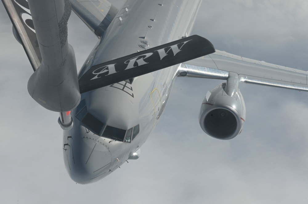 100th ARW Simulates First Refuel of RAF P-8 Poseidon in Cobra Warrior 25-2
