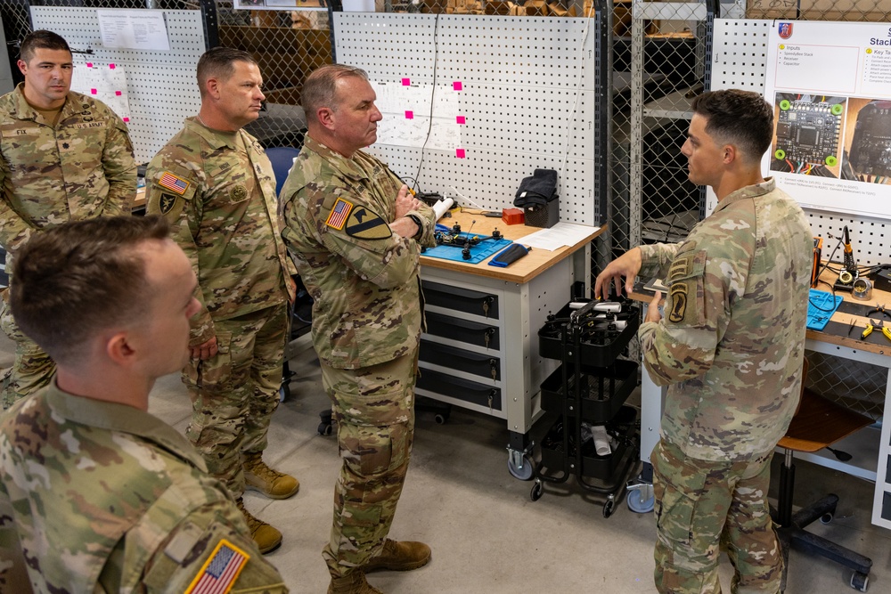 Maj. Gen. James D. Turinetti visits Vicenza Military Community