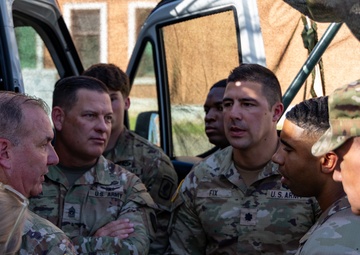 Maj. Gen. James D. Turinetti visits Vicenza Military Community