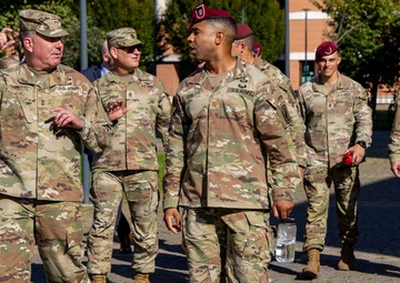 Maj. Gen. James D. Turinetti visits Vicenza Military Community