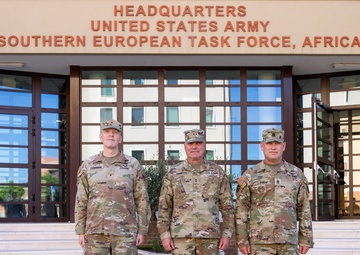 Maj. Gen. James D. Turinetti visits Vicenza Military Community