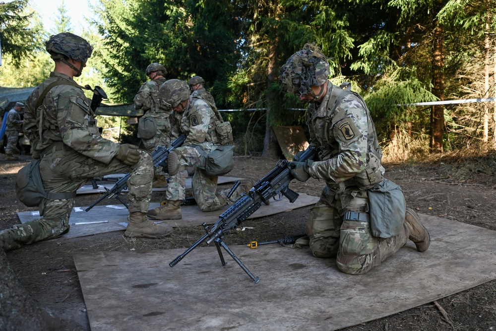 Sky Soldiers Sharpen Lethality And Expertise During Expert Badge Testing In Germany