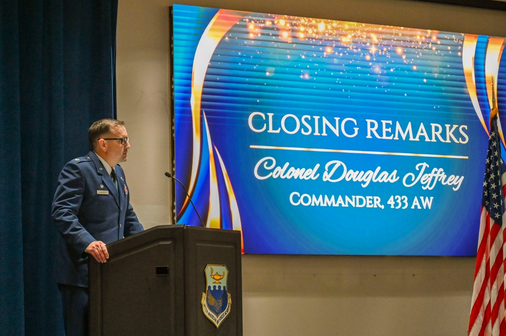 433rd, 960th Induct New NCOs, SNCOs During Joint Ceremony
