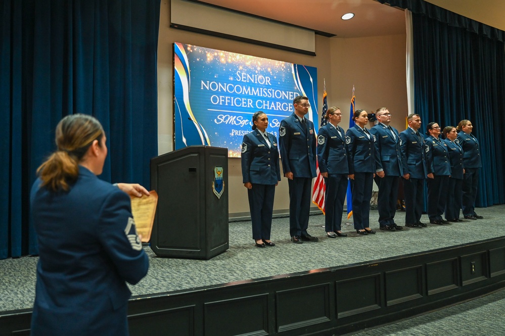 433rd, 960th Induct New NCOs, SNCOs During Joint Ceremony