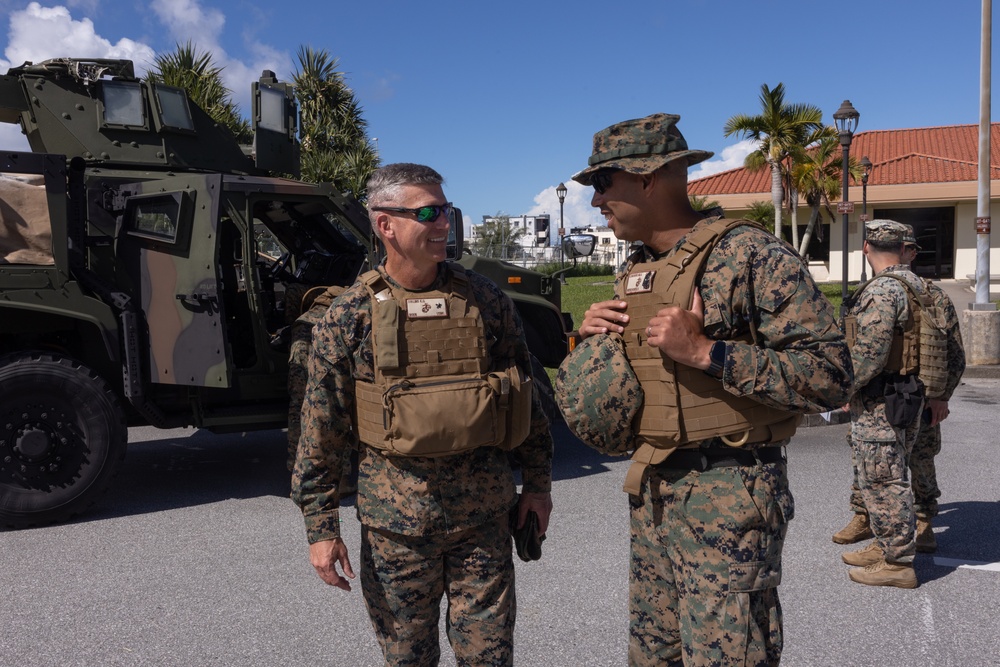 3rd Marine Logistics Group commanding general joins convoy operations