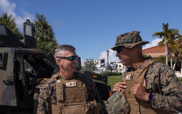 3rd Marine Logistics Group commanding general joins convoy operations