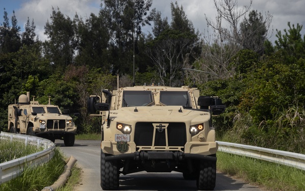 3rd Marine Logistics Group commanding general joins convoy operations