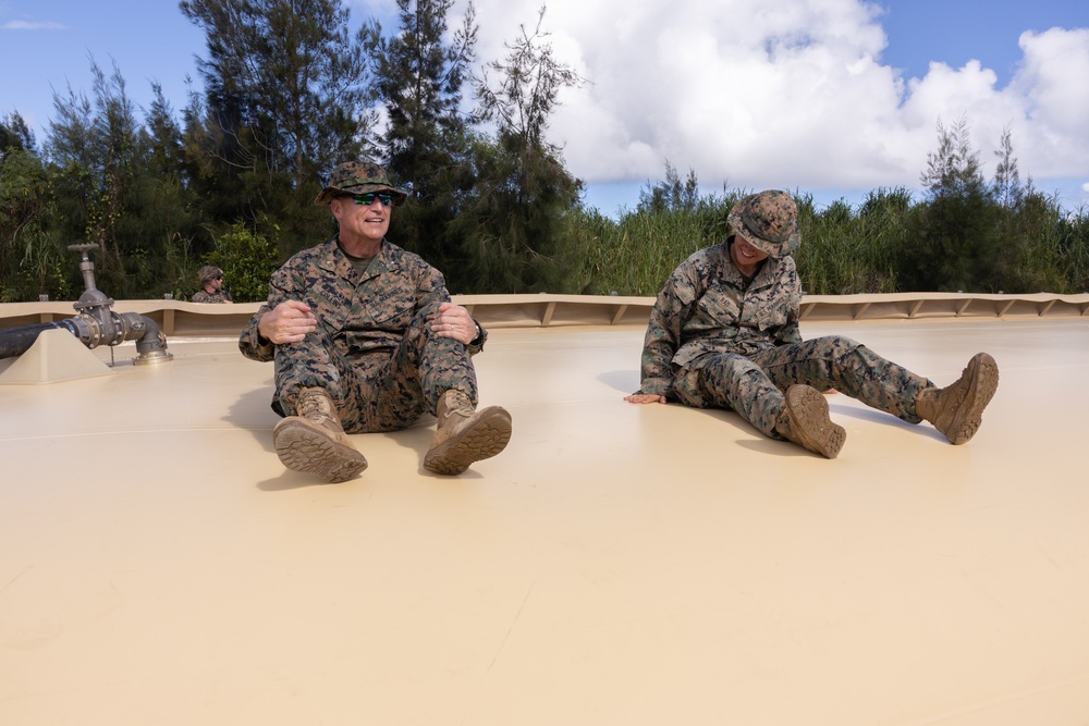 3rd Marine Logistics Group commanding general joins convoy operations