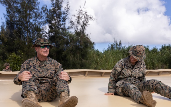 3rd Marine Logistics Group commanding general joins convoy operations