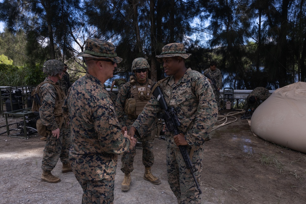 3rd Marine Logistics Group commanding general joins convoy operations