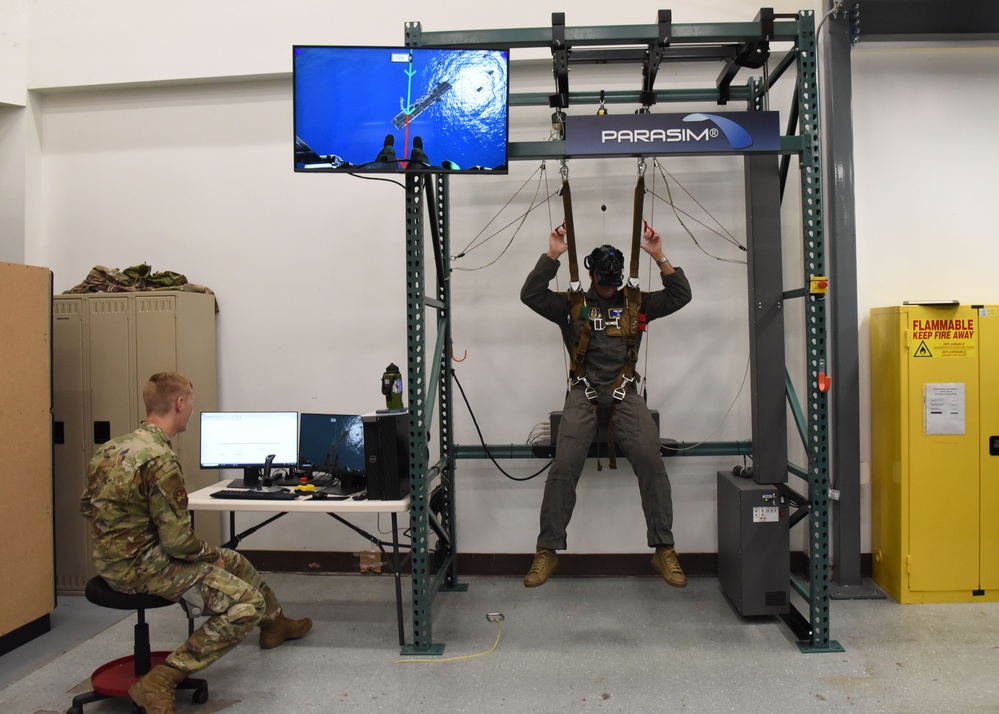 Jump into virtual parachute training