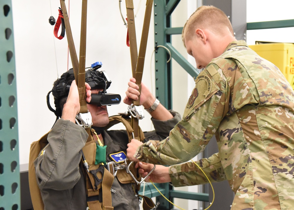 Jump into virtual parachute training