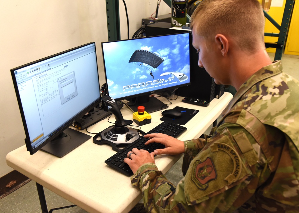 Jump into virtual parachute training