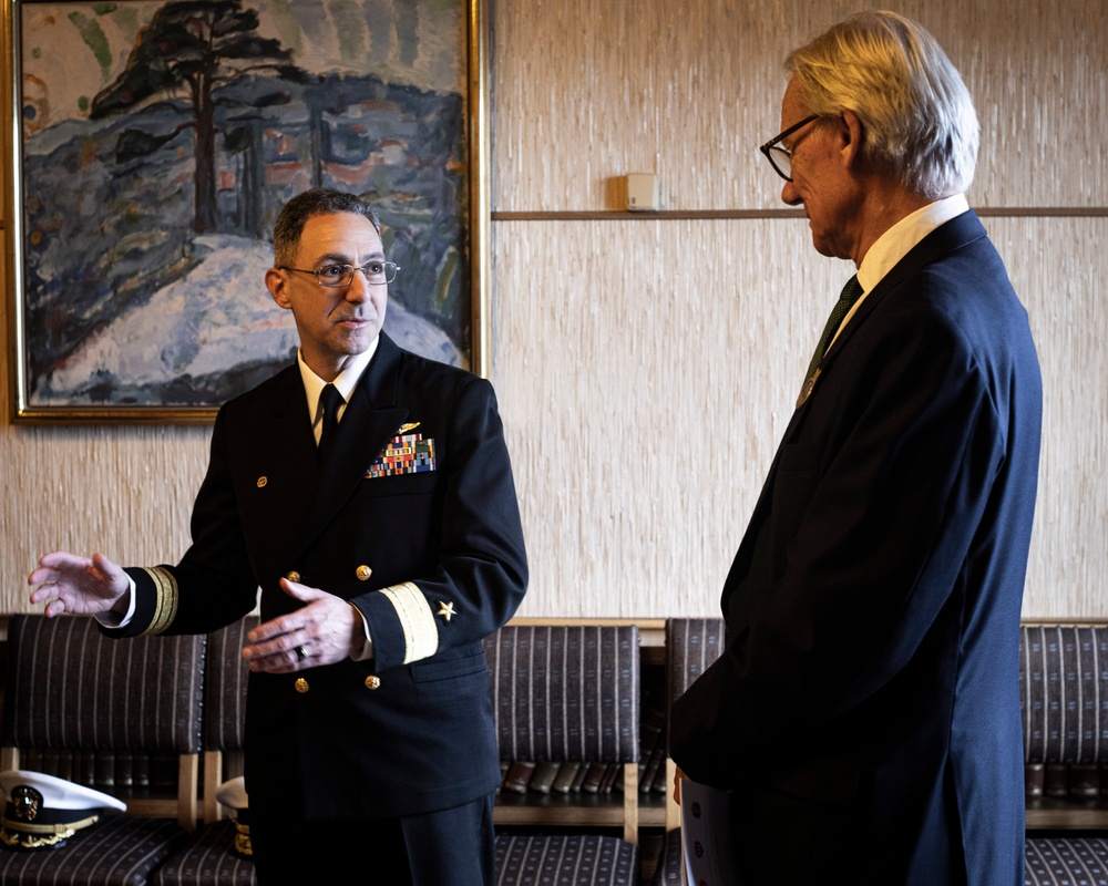 USS Gerald R. Ford (CVN 78) Conducts Key Leader Engagement in Oslo, Norway