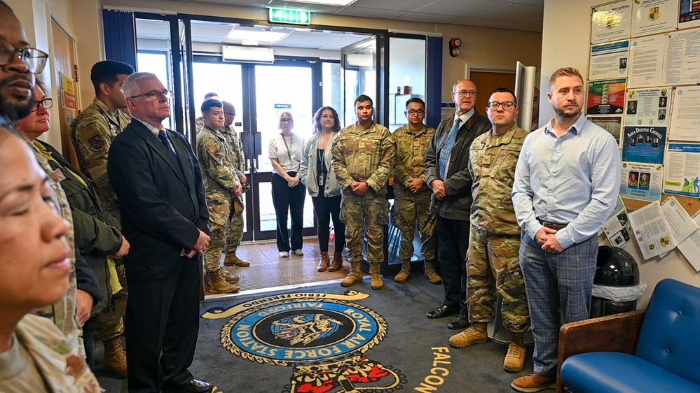 Upgraded locker rooms open at RAF Fairford fitness center