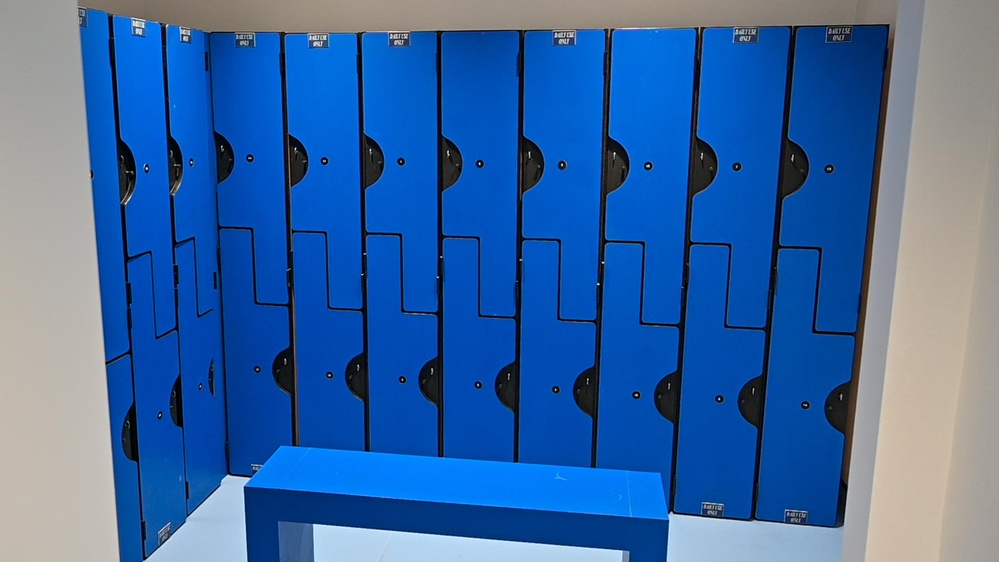 Upgraded locker rooms open at RAF Fairford fitness center