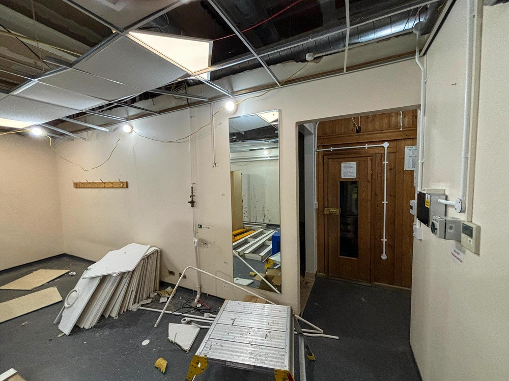Upgraded locker rooms open at RAF Fairford fitness center