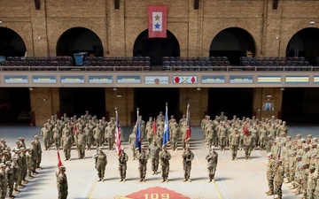 1-109 Field Artillery final formation