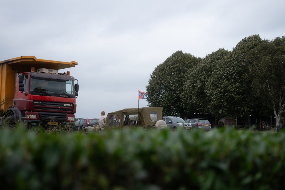 82nd Airborne Division School Engagement In Groesbeek, Netherlands.