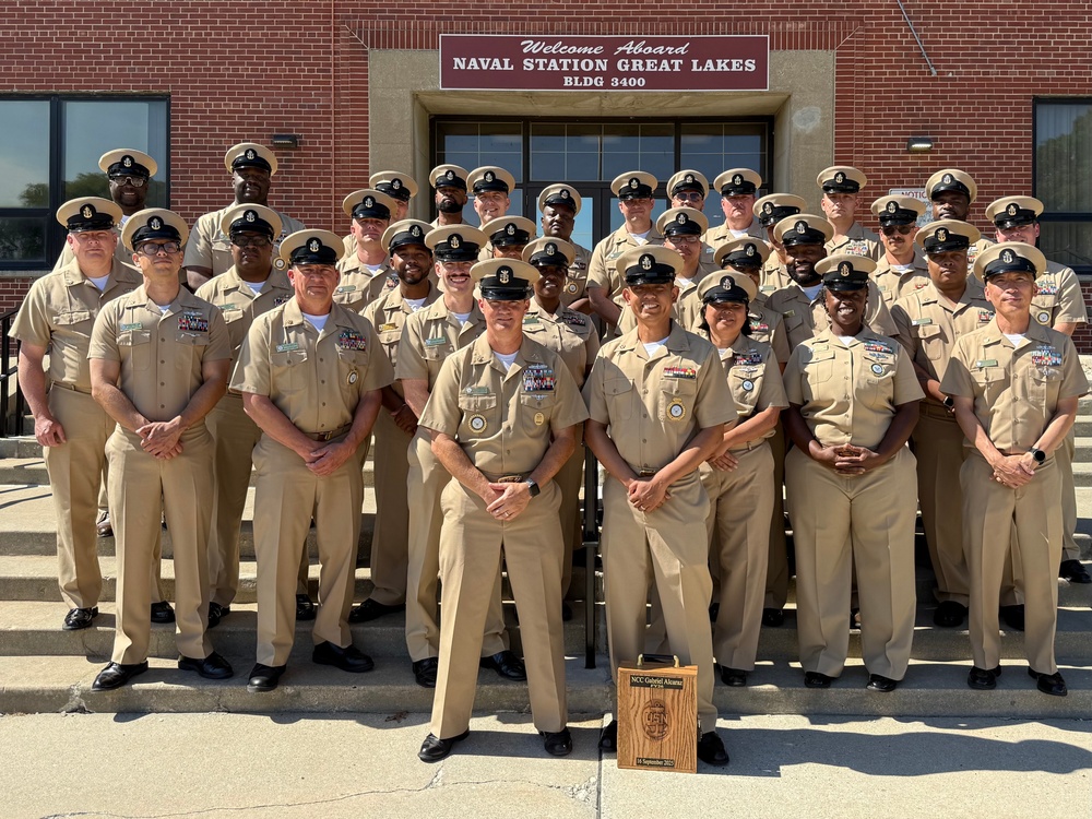 Navy Counselor Chief Gabriel Alcaraz Pinning Ceremony