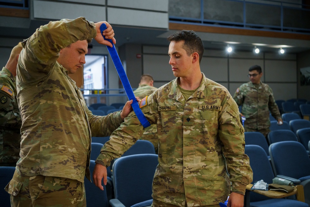 South Carolian Guardsmen Receive Refresher Training on Tourniquet Application