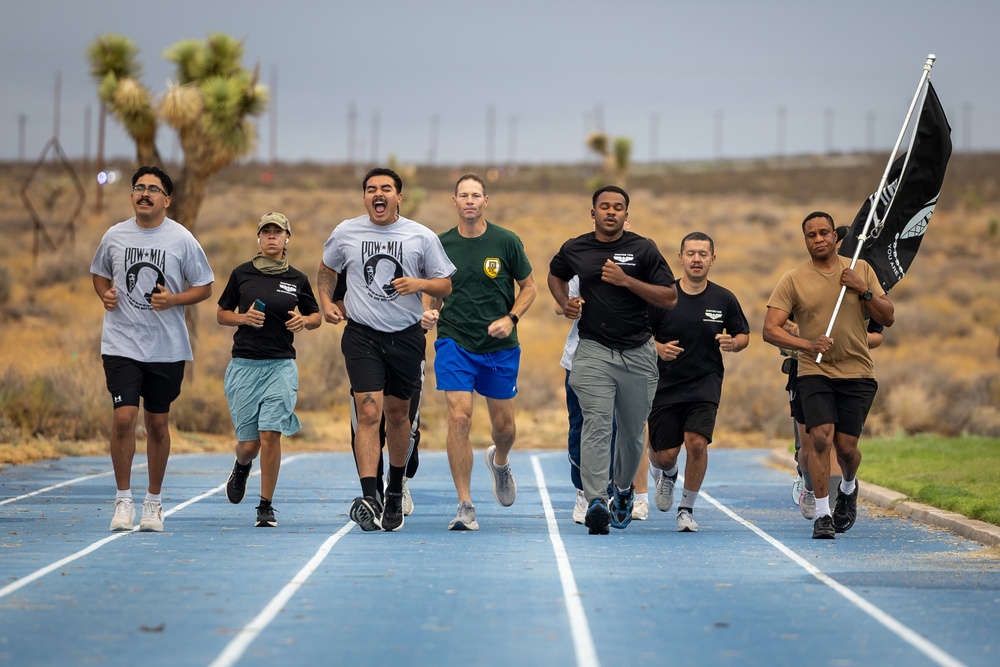 Edwards AFB conducts POW/MIA ruck march