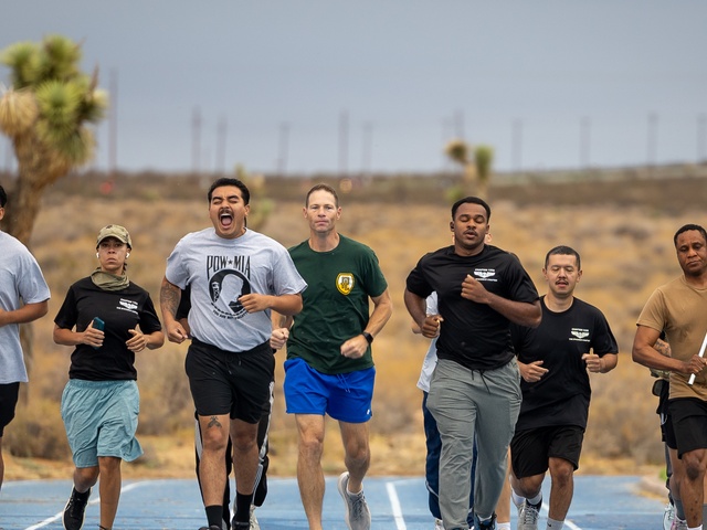 Edwards AFB conducts POW/MIA ruck march