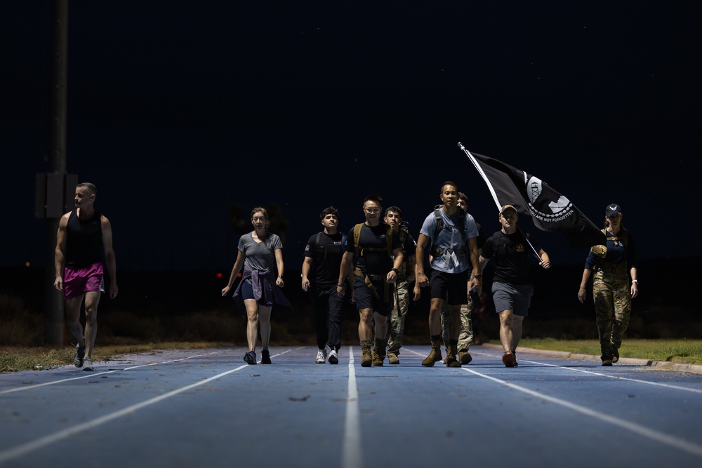 Edwards AFB conducts POW/MIA ruck march