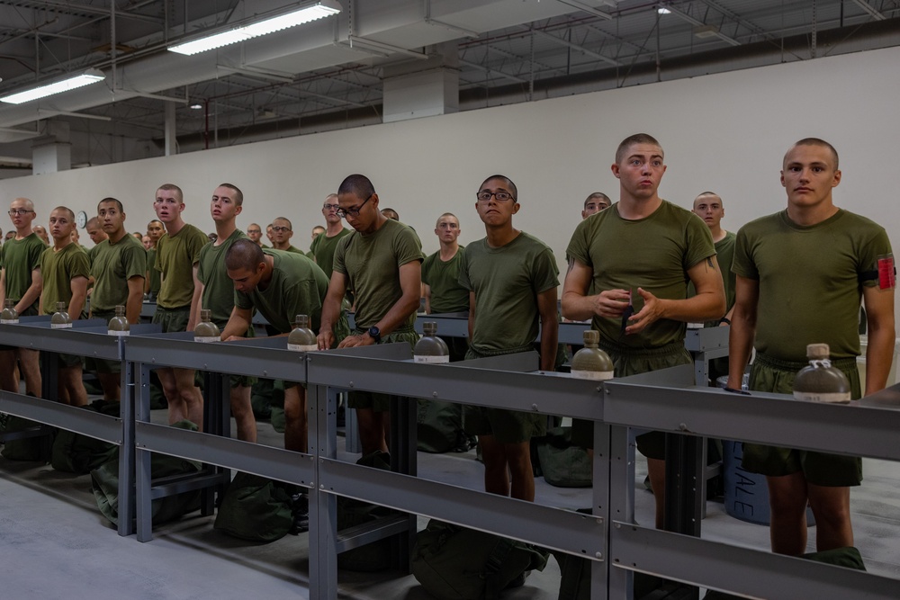 Delta Company 1st Uniform Fitting