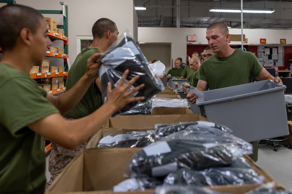 Delta Company 1st Uniform Fitting