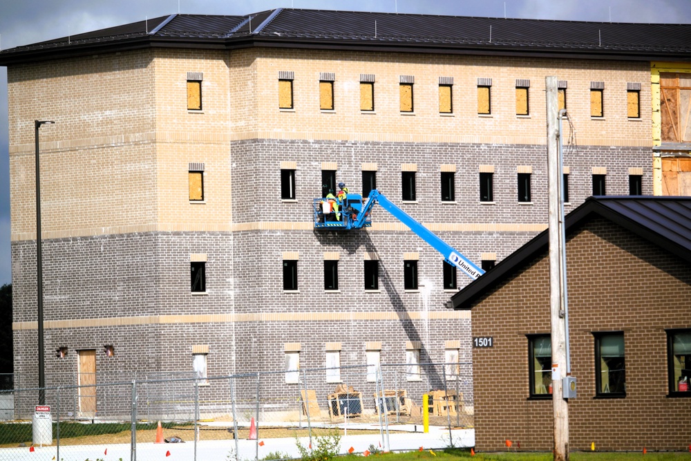 Fort McCoy’s East Barracks Project nearly 70 percent complete; work slightly ahead of schedule