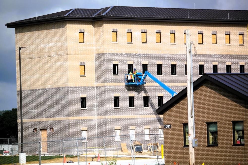 Fort McCoy’s East Barracks Project nearly 70 percent complete; work slightly ahead of schedule