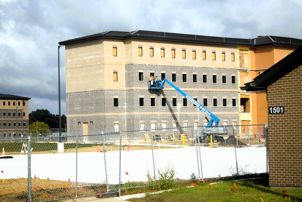 Fort McCoy’s East Barracks Project nearly 70 percent complete; work slightly ahead of schedule