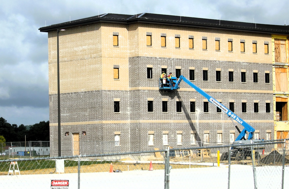 Fort McCoy’s East Barracks Project nearly 70 percent complete; work slightly ahead of schedule