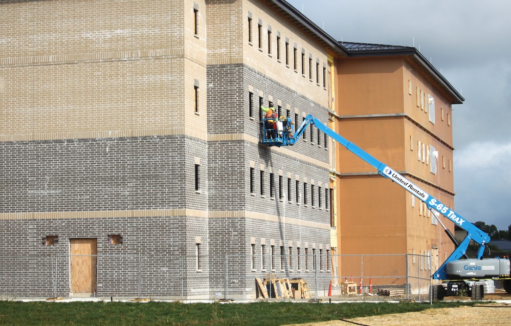 Fort McCoy’s East Barracks Project nearly 70 percent complete; work slightly ahead of schedule