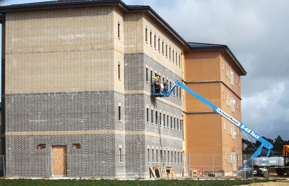 Fort McCoy’s East Barracks Project nearly 70 percent complete; work slightly ahead of schedule